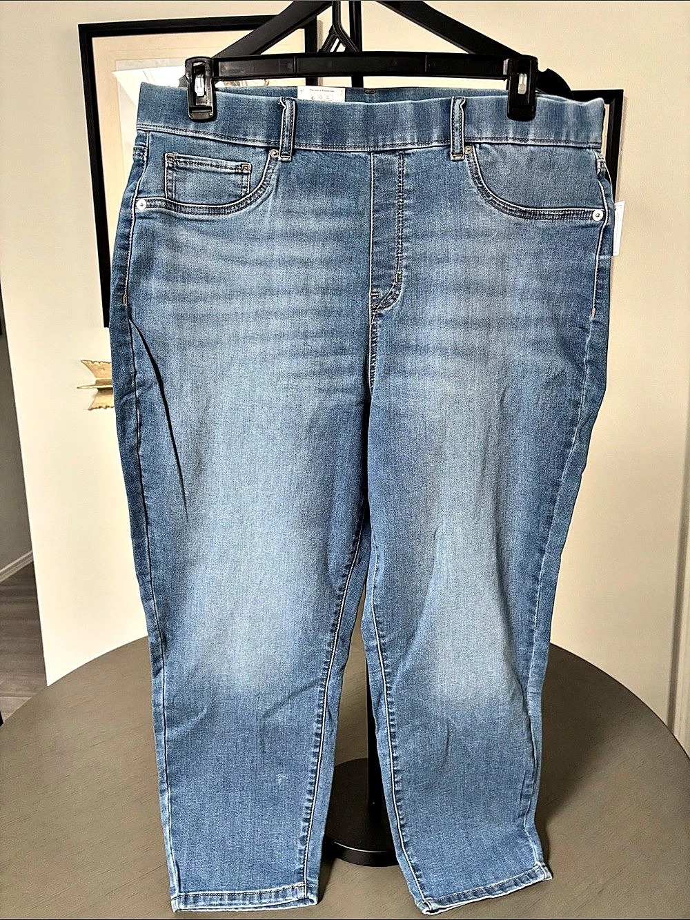 Time and Tru TT Jegging Capri Girls XL (16-18) Blue NWT